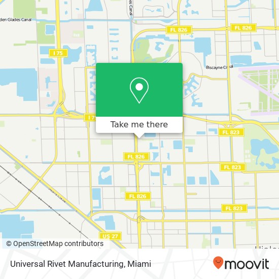 Mapa de Universal Rivet Manufacturing