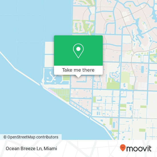 Ocean Breeze Ln map