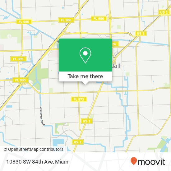 10830 SW 84th Ave map