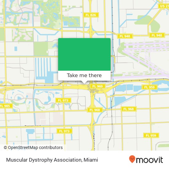 Mapa de Muscular Dystrophy Association