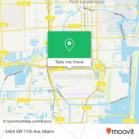 3460 SW 11th Ave map