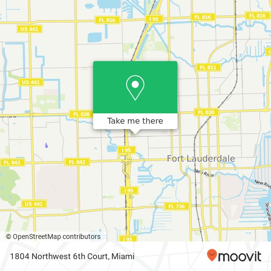 1804 Northwest 6th Court map