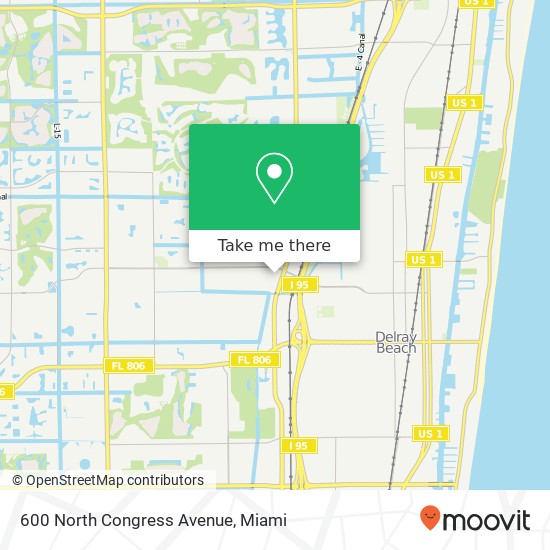 600 North Congress Avenue map