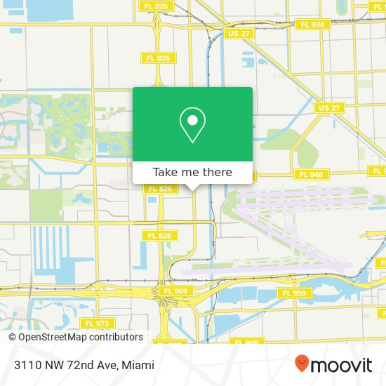 3110 NW 72nd Ave map
