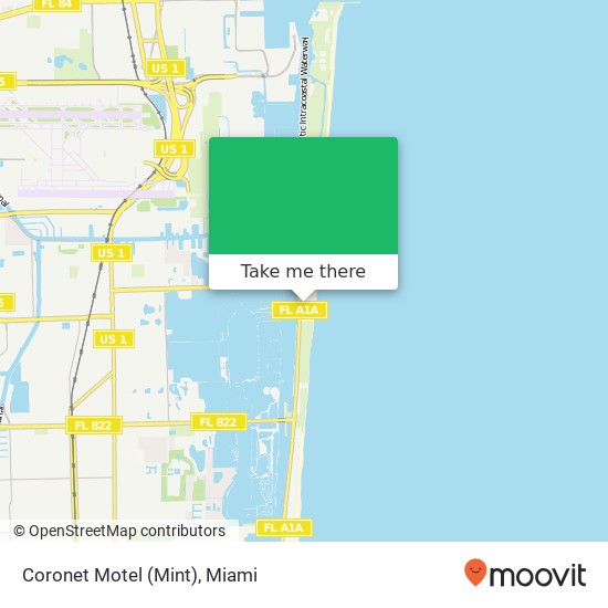 Coronet Motel (Mint) map