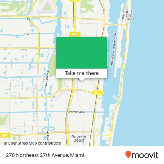 270 Northeast 27th Avenue map