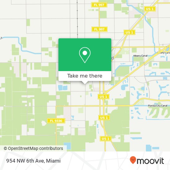 954 NW 6th Ave map