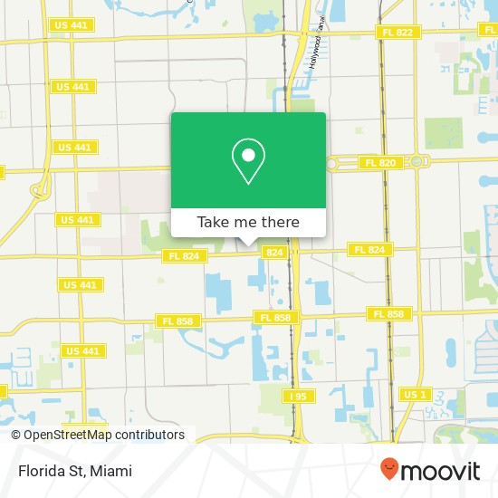 Florida St map