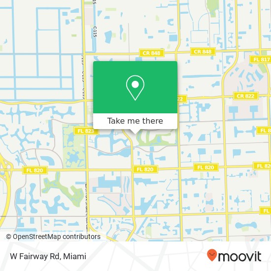 Mapa de W Fairway Rd