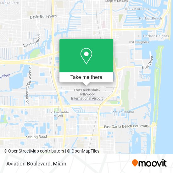 Aviation Boulevard map