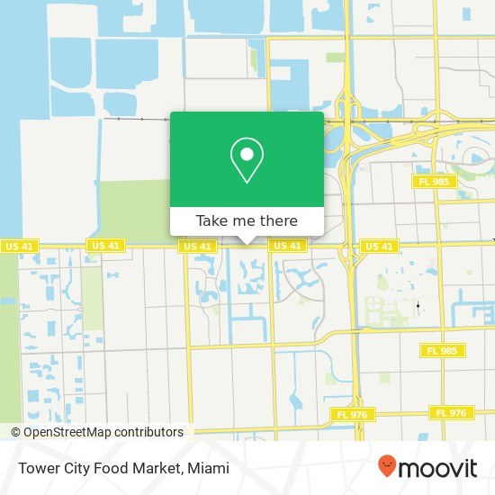 Mapa de Tower City Food Market