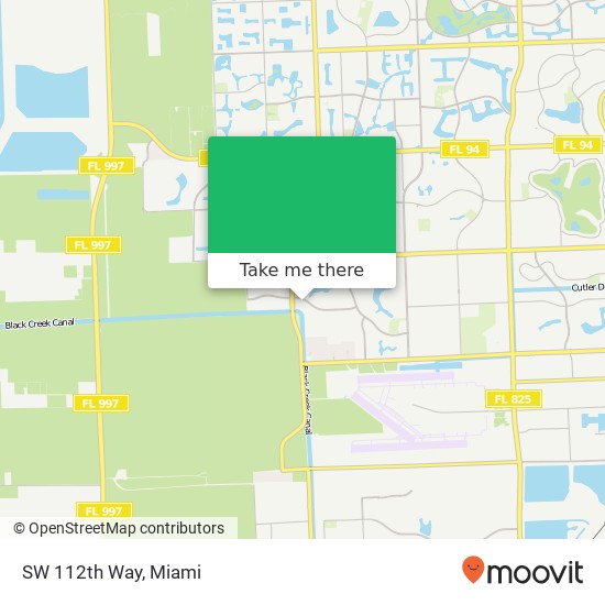 SW 112th Way map