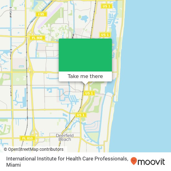 Mapa de International Institute for Health Care Professionals
