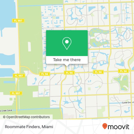 Roommate Finders map