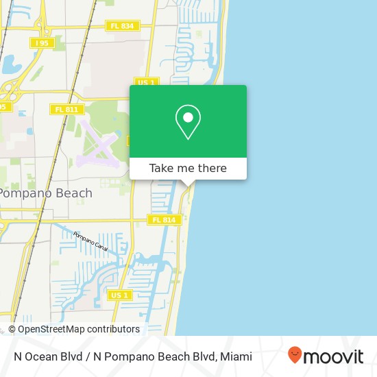Mapa de N Ocean Blvd / N Pompano Beach Blvd