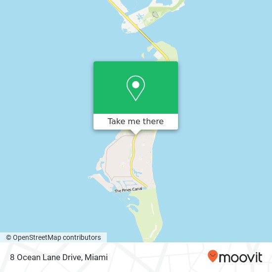 8 Ocean Lane Drive map