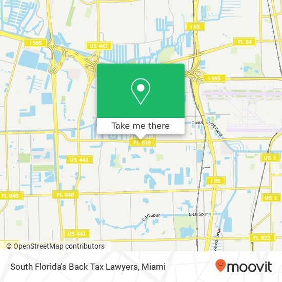 Mapa de South Florida's Back Tax Lawyers