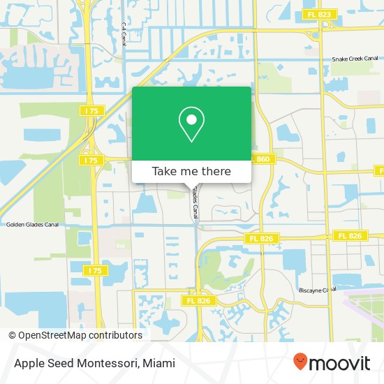 Mapa de Apple Seed Montessori