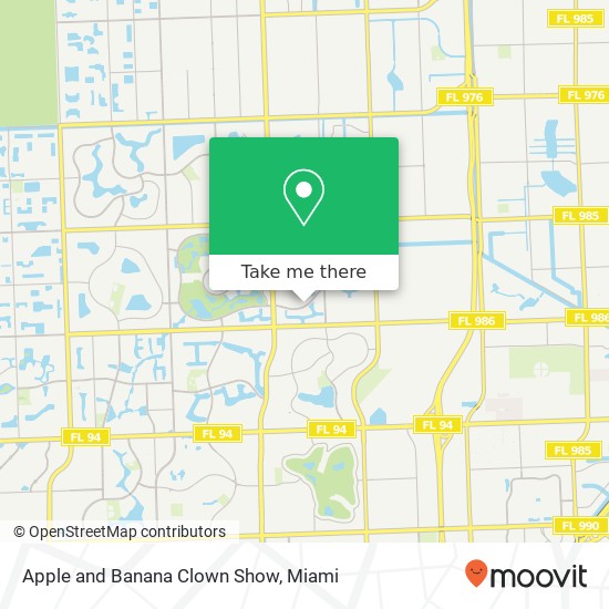 Apple and Banana Clown Show map