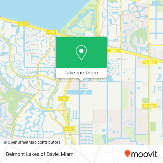 Belmont Lakes of Davie map