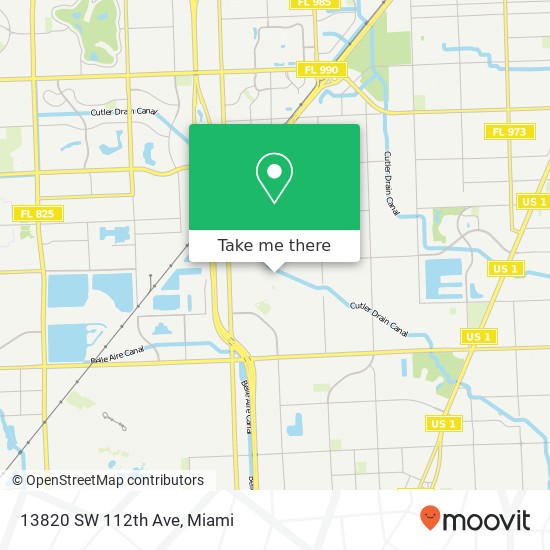 13820 SW 112th Ave map