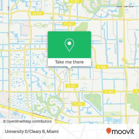 Mapa de University D/Cleary B
