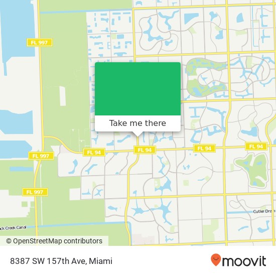 8387 SW 157th Ave map