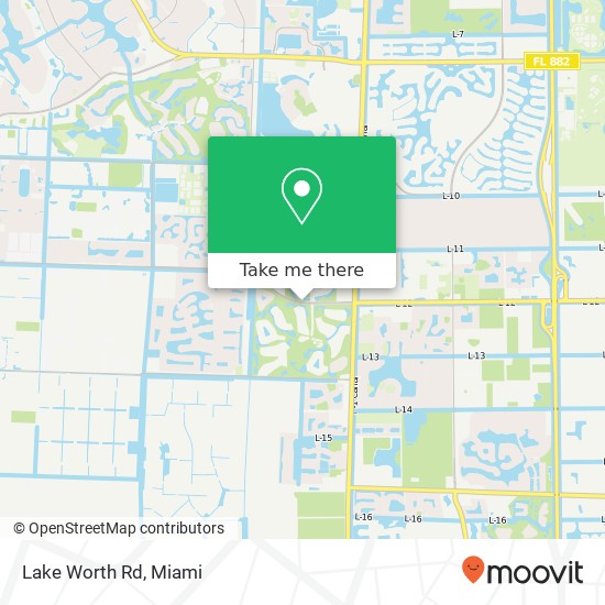 Mapa de Lake Worth Rd