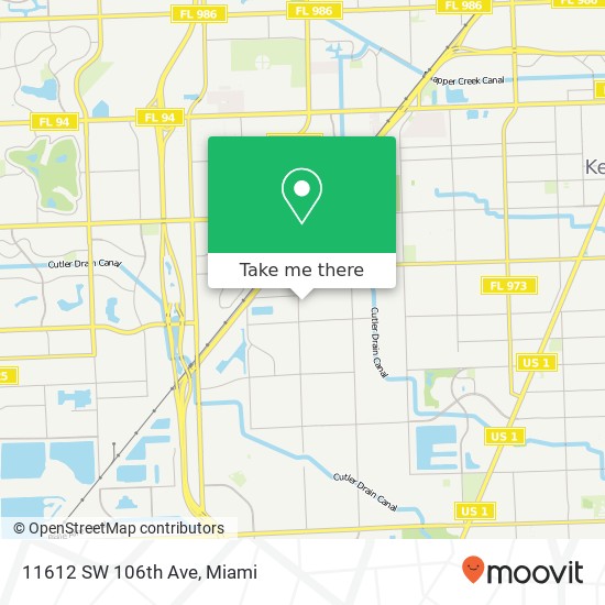 11612 SW 106th Ave map