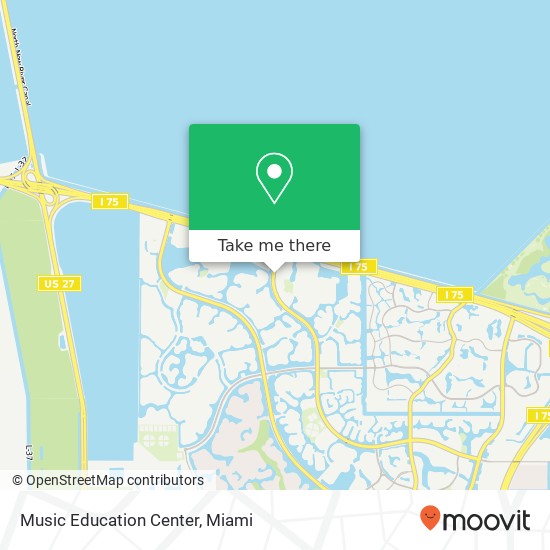 Mapa de Music Education Center