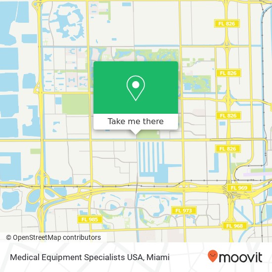 Mapa de Medical Equipment Specialists USA