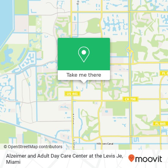 Mapa de Alzeimer and Adult Day Care Center at the Levis Je