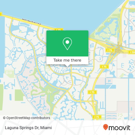 Mapa de Laguna Springs Dr