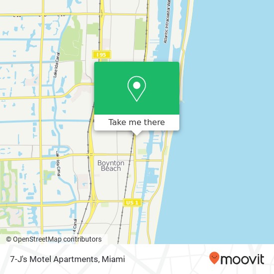 7-J's Motel Apartments map