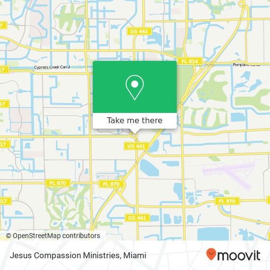 Jesus Compassion Ministries map