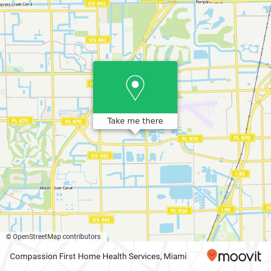 Mapa de Compassion First Home Health Services
