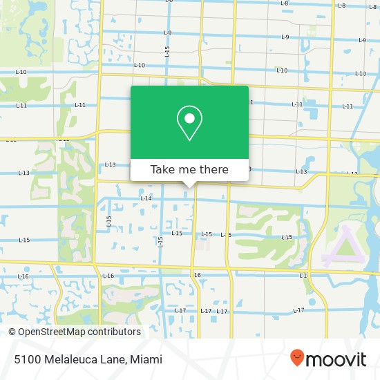 5100 Melaleuca Lane map