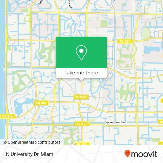 N University Dr map