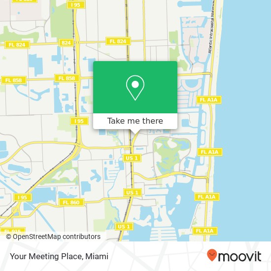 Mapa de Your Meeting Place