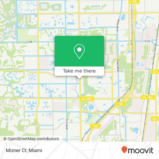 Mapa de Mizner Ct