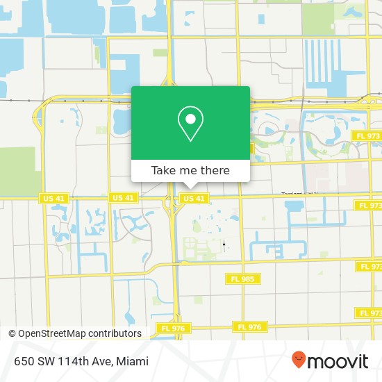 650 SW 114th Ave map