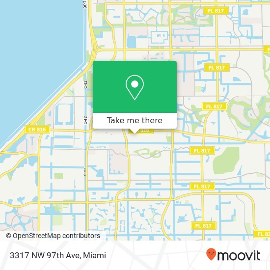 3317 NW 97th Ave map