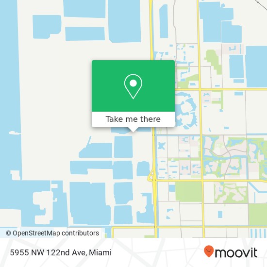 Mapa de 5955 NW 122nd Ave