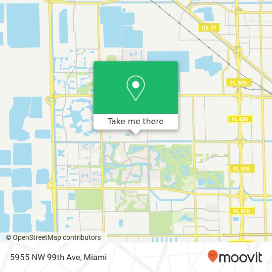 Mapa de 5955 NW 99th Ave