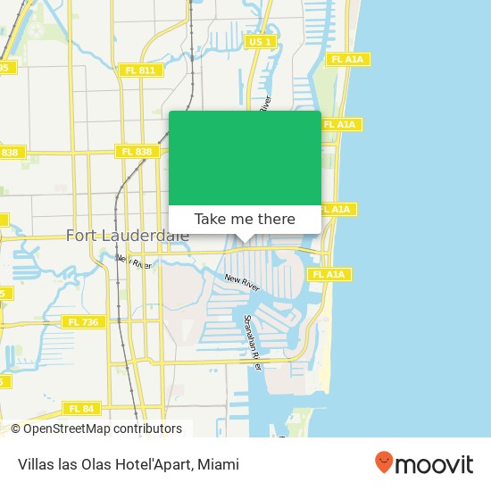 Villas las Olas Hotel'Apart map