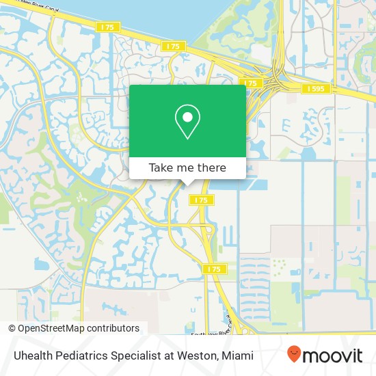 Uhealth Pediatrics Specialist at Weston map