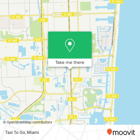 Taxi To Go map