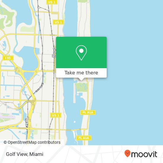 Golf View map