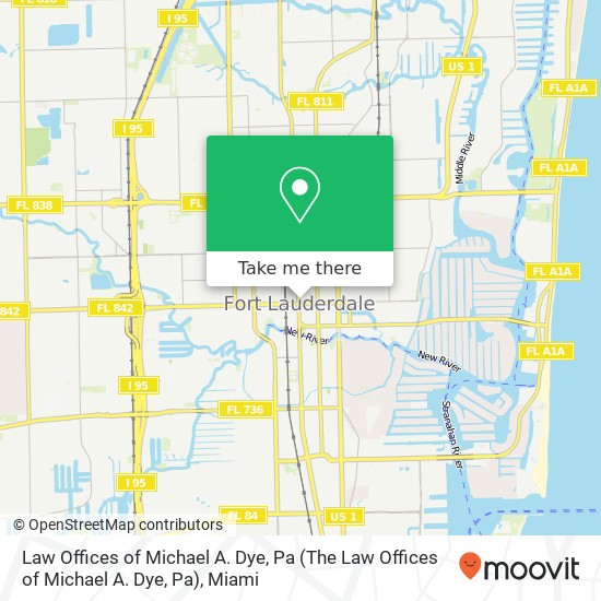 Law Offices of Michael A. Dye, Pa map