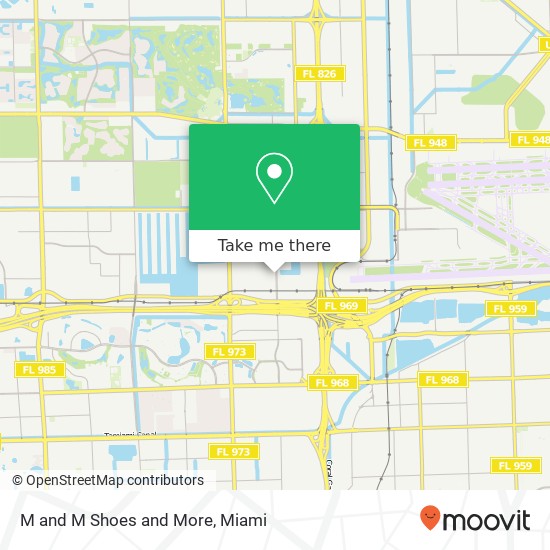 M and M Shoes and More map